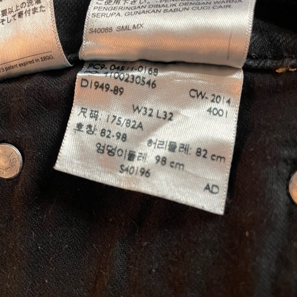 MEN’S Levi’s Straight Fit Jeans - Picture 3 of 4